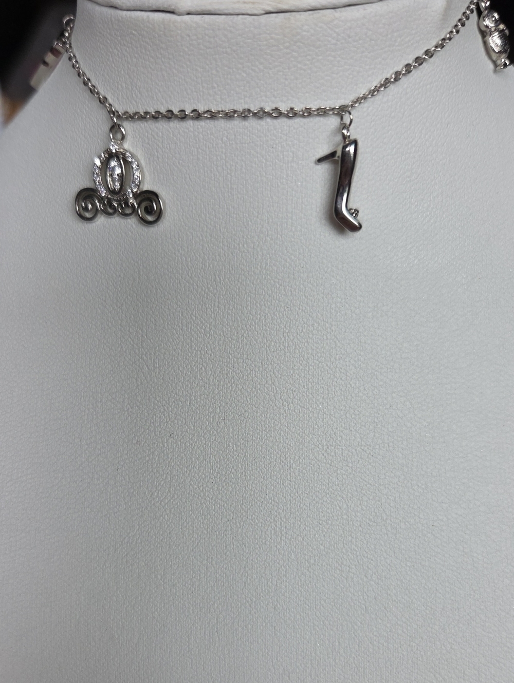 Silver Cinderella Charm Bracelet.